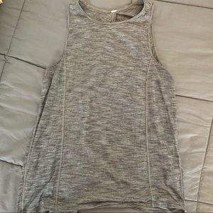 Lululemon Open Back Grey Tank Size S/4/6